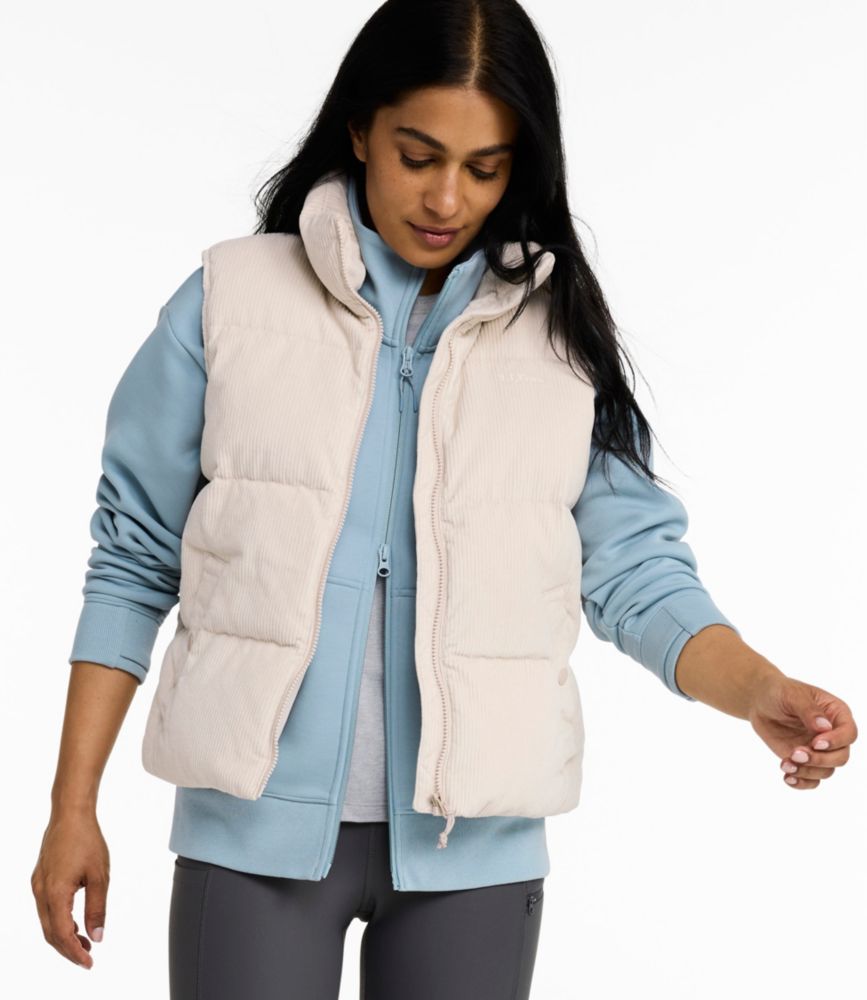 Women's Mountain Classic Down Vest, Cropped Corduroy