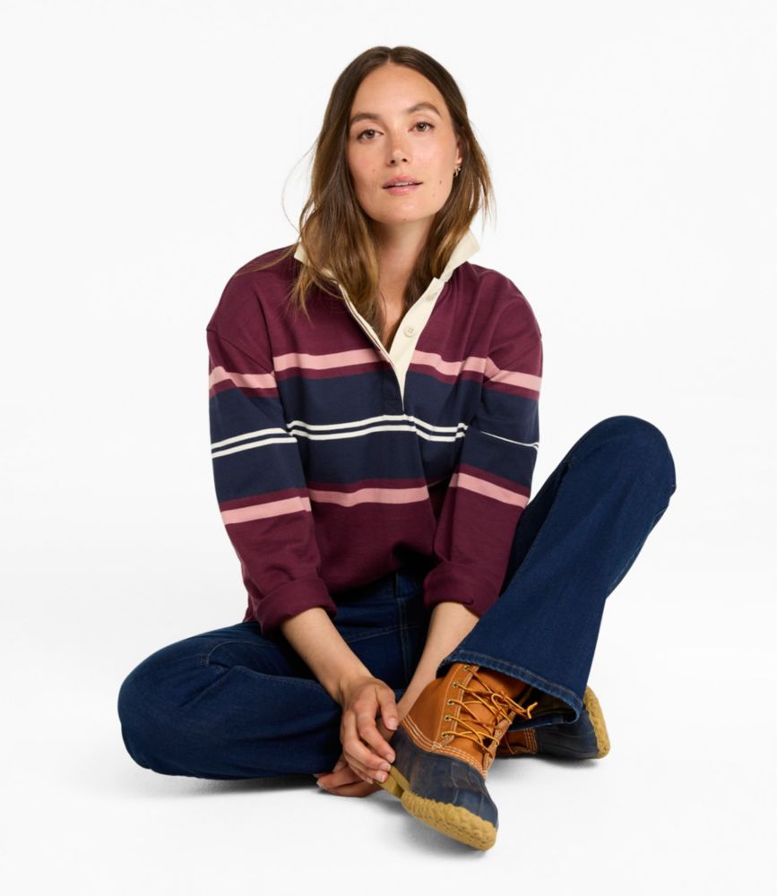 Women's Mountain Classic Rugby, Long-Sleeve Multi-Stripe