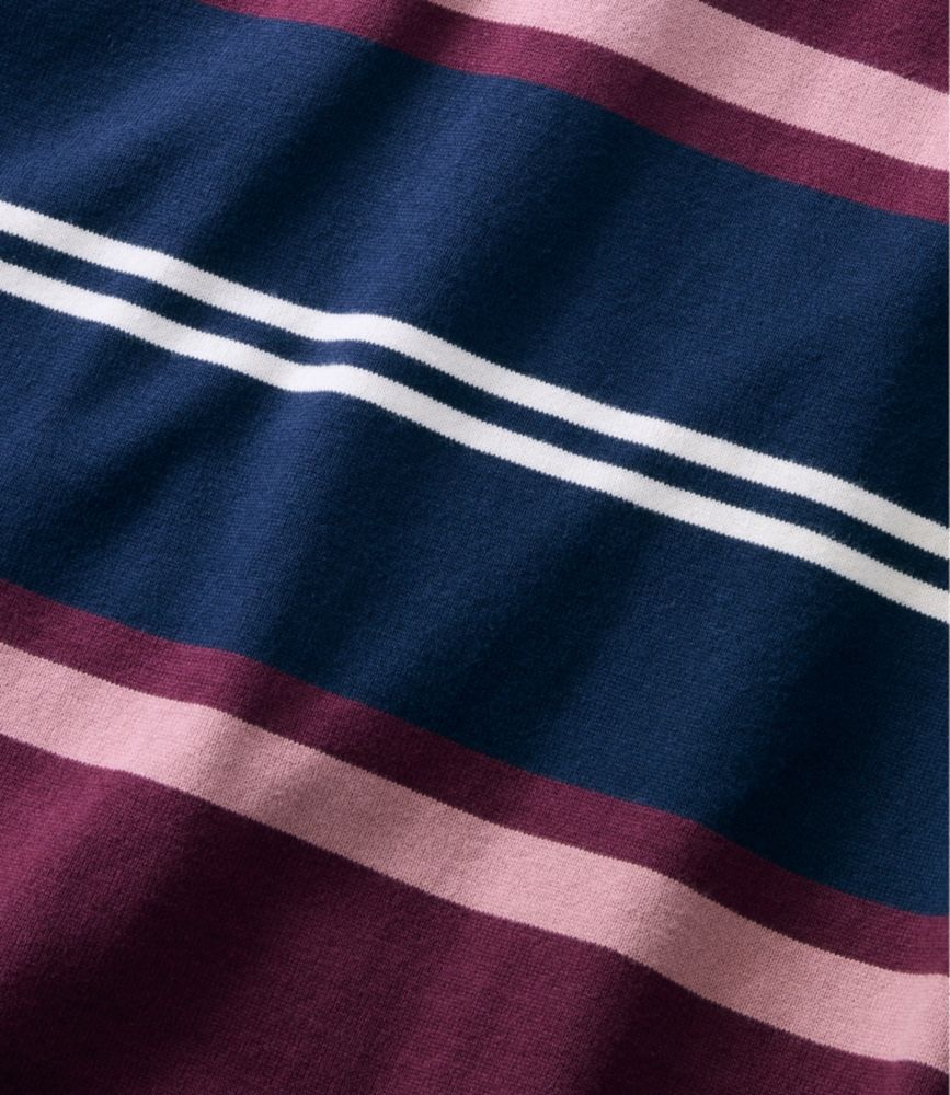 Women's Mountain Classic Rugby, Long-Sleeve Multi-Stripe, Classic Navy/Shade Teal, small image number 4