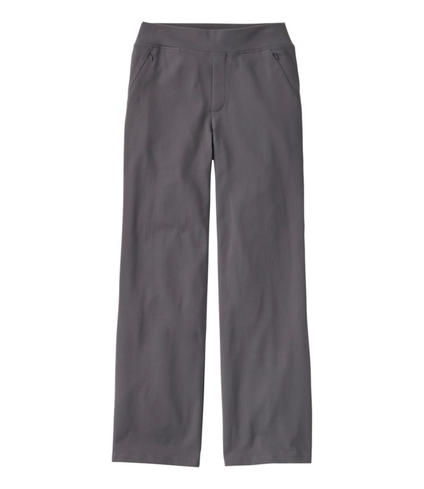 Women's L.L.Bean Go-Anywhere Knit Pants, High-Rise Wide-Leg