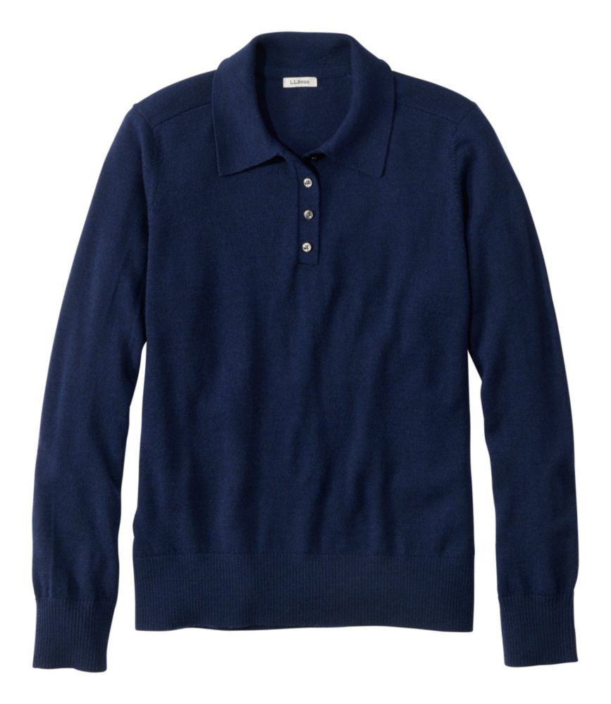 Women's Essential Merino Wool Sweater, Polo