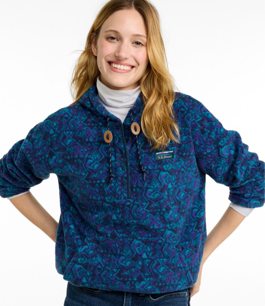 Women's Mountain Classic Vintage Fleece Hoodie, Novelty Front