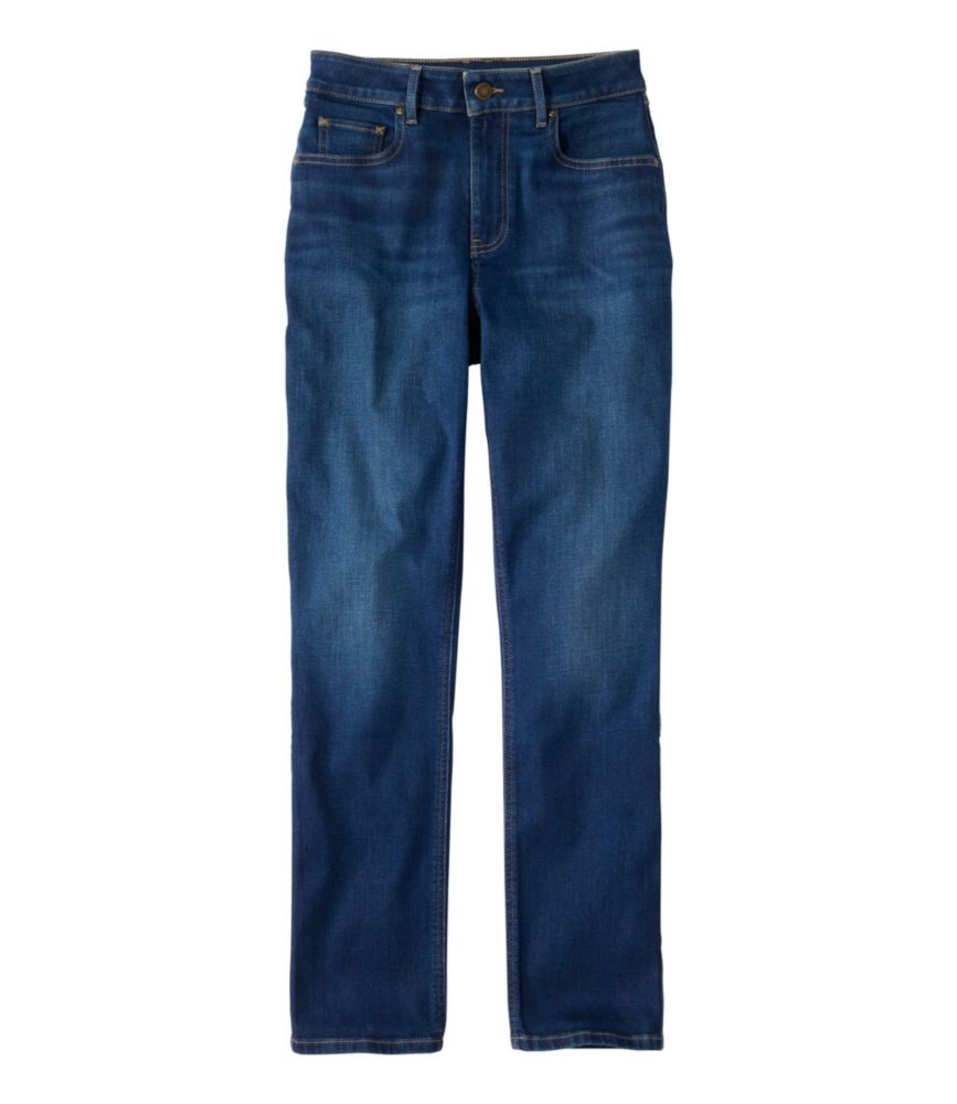 Women's L.L. Bean Go-Anywhere Jeans, High-Rise Slim-Leg