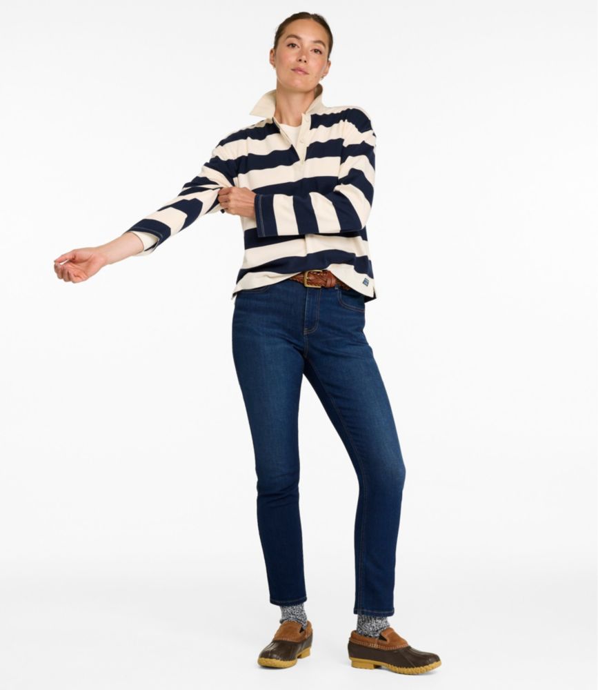 Women's L.L. Bean Go-Anywhere Jeans, High-Rise Slim-Leg