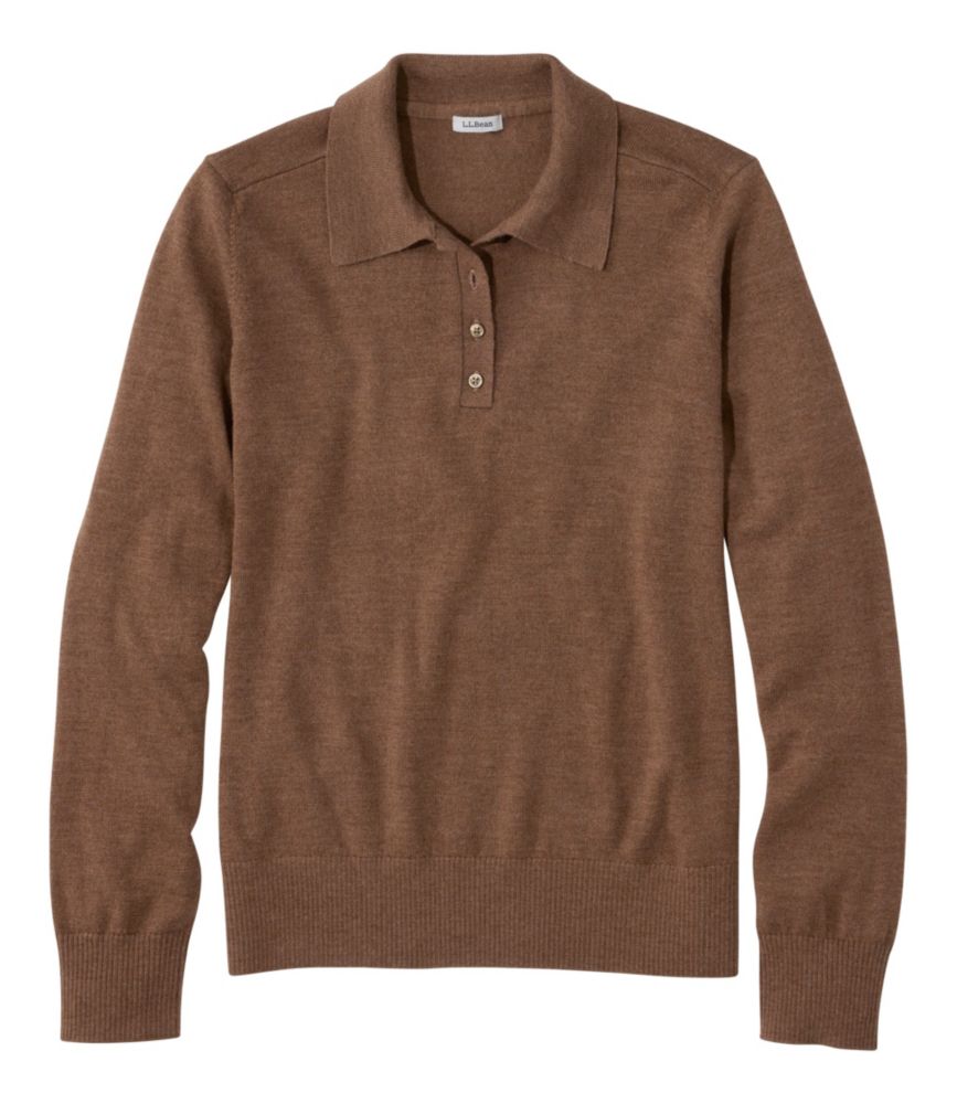 Women's Essential Merino Wool Sweater, Polo