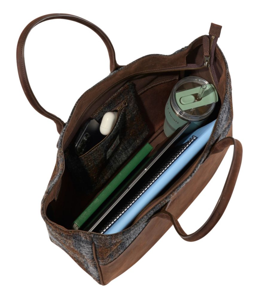 Signature Double L® Leather/Wool Bag