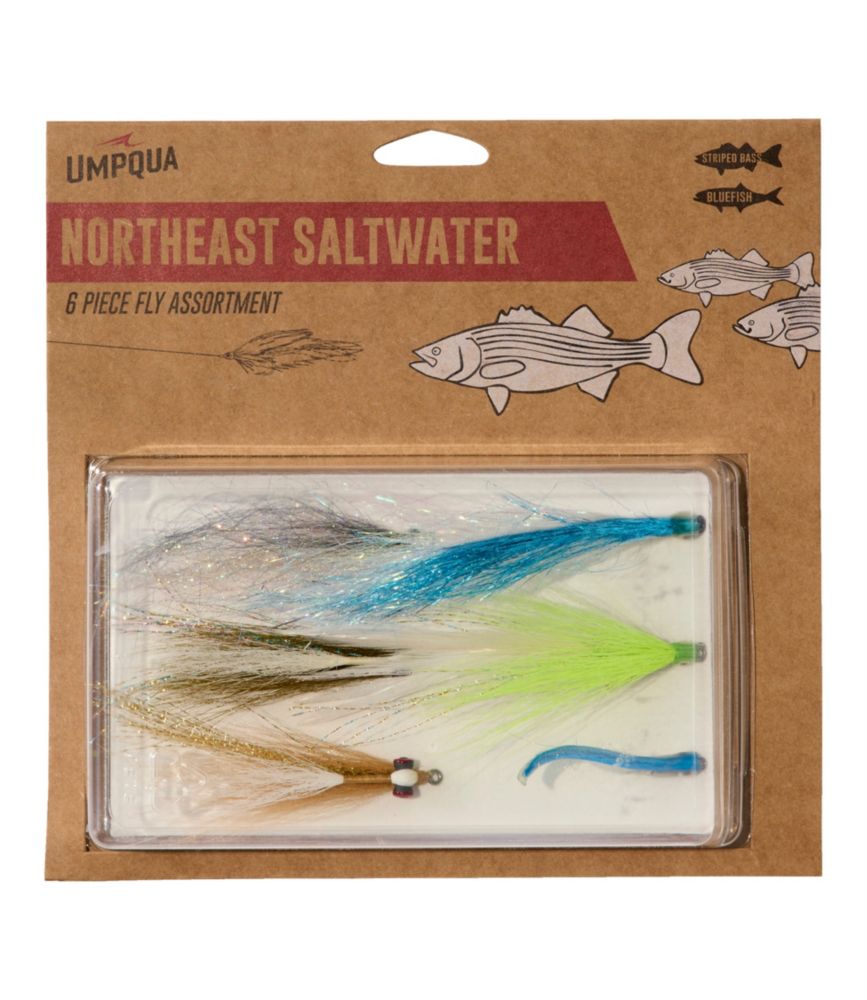Umpqua Northeast Saltwater Fly Assortment, 6 flies
