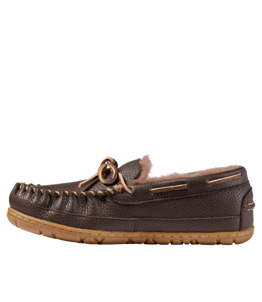 Women's Wicked Good Slippers, Leather Camp Moccasins