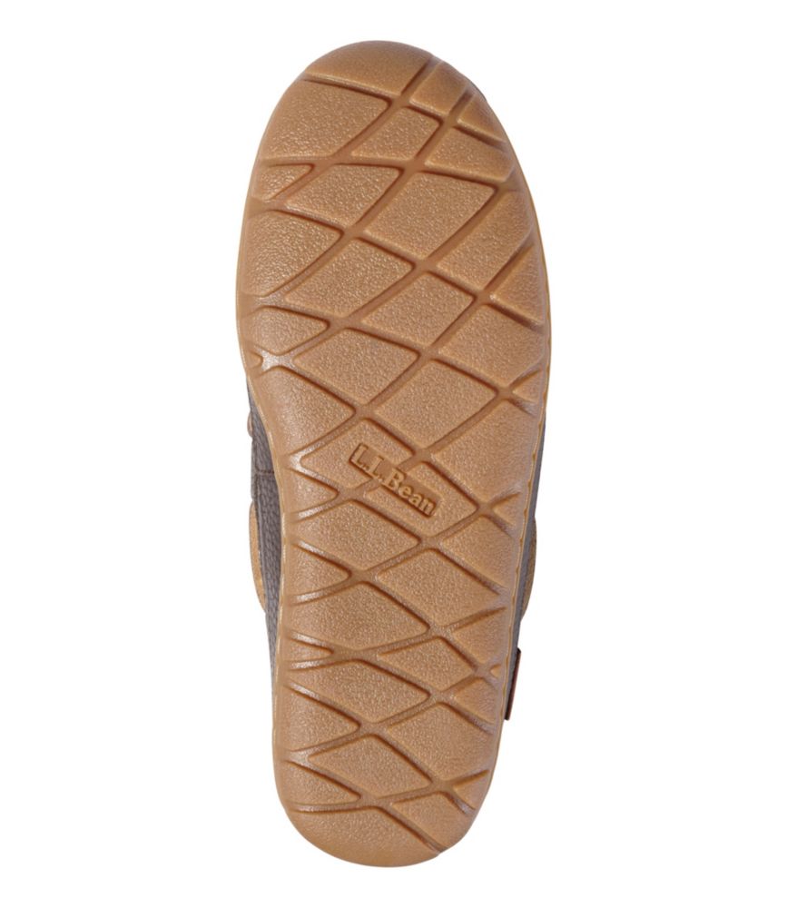Women's Wicked Good Slippers, Leather Camp Moccasins, Deep Brown, small image number 5