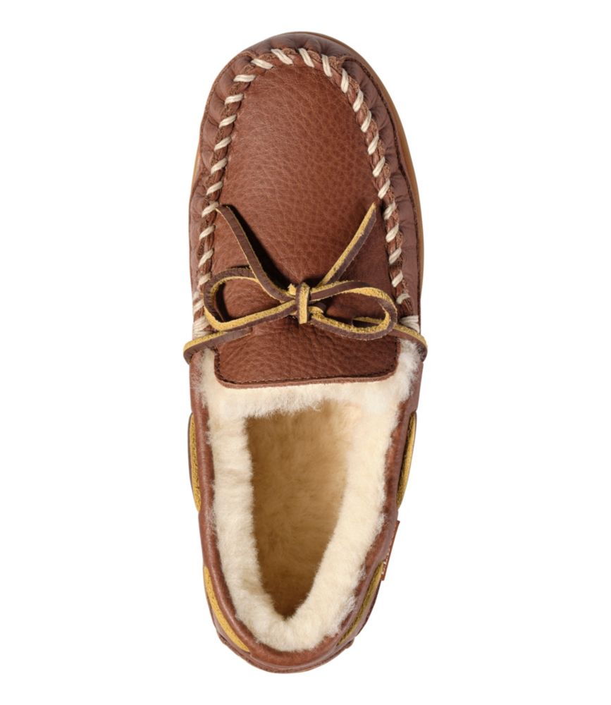 Women's Wicked Good Slippers, Leather Camp Moccasins