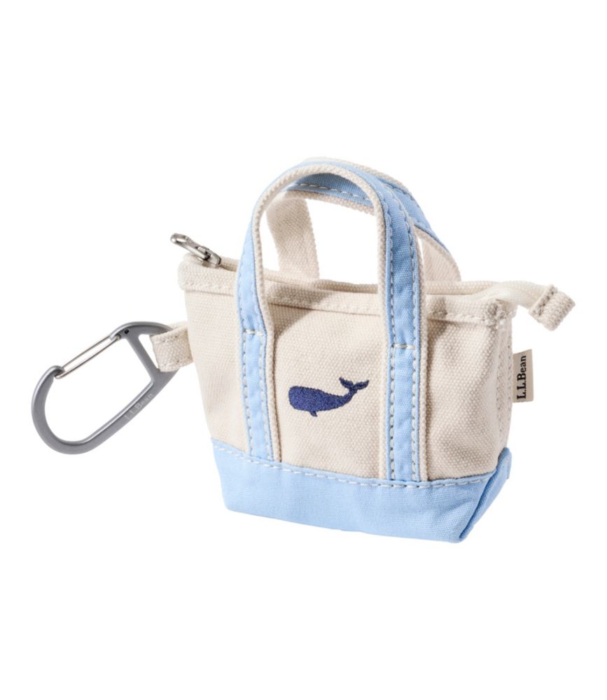 L.L.Bean Embroidered Micro Tote Bag, Whale