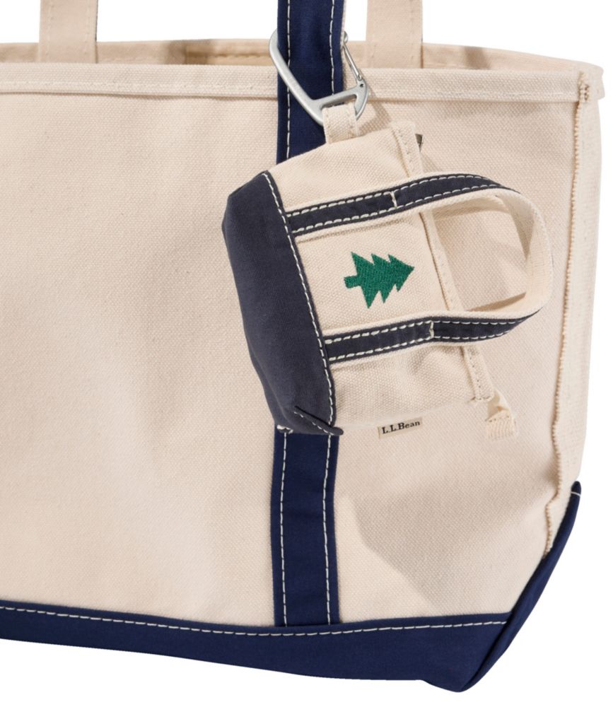 L.L.Bean Embroidered Micro Boat and Tote, Pine Tree
