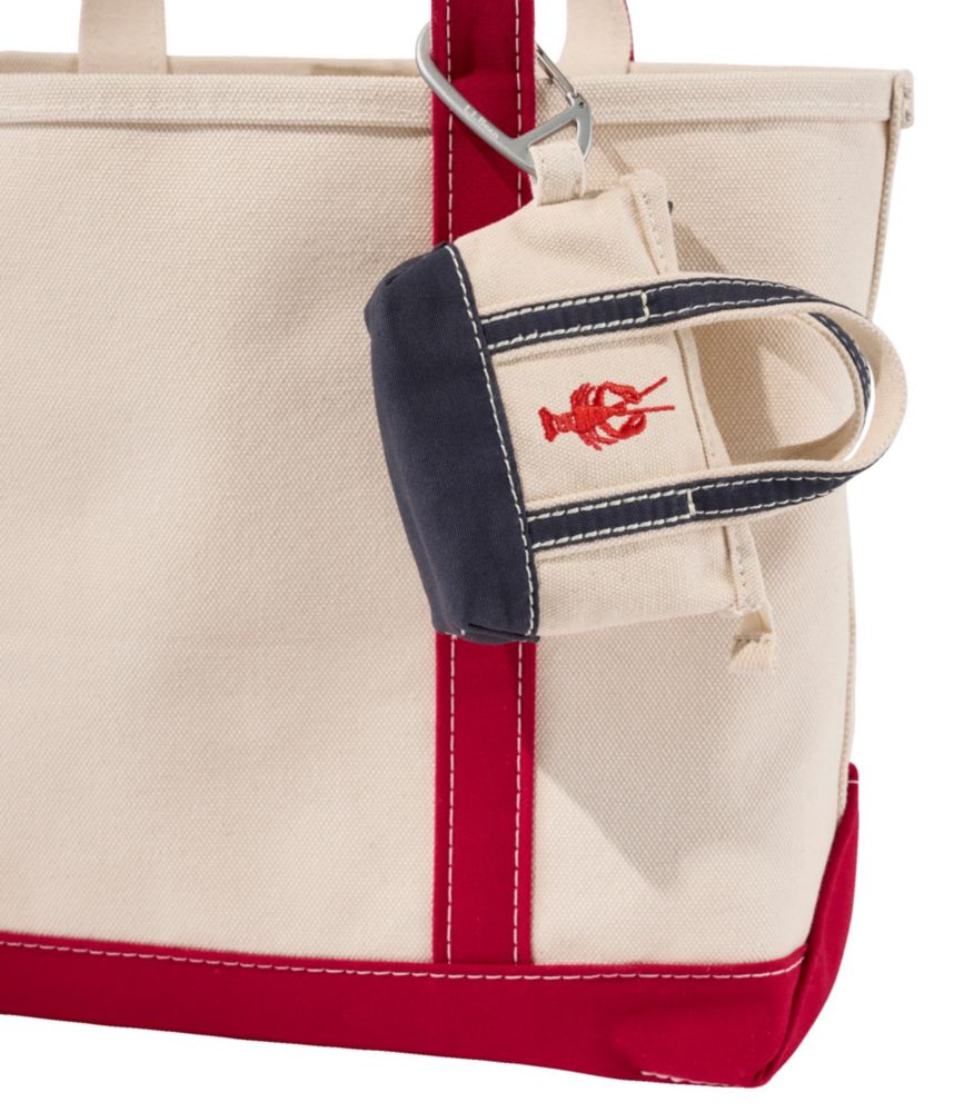 L.L.Bean Embroidered Micro Tote Bag, Lobster