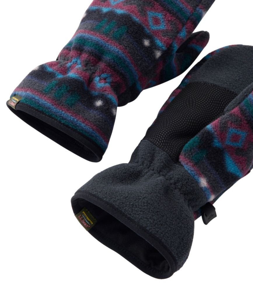 Adults' L.L.Bean Mountain Classic Fleece Mittens, Print