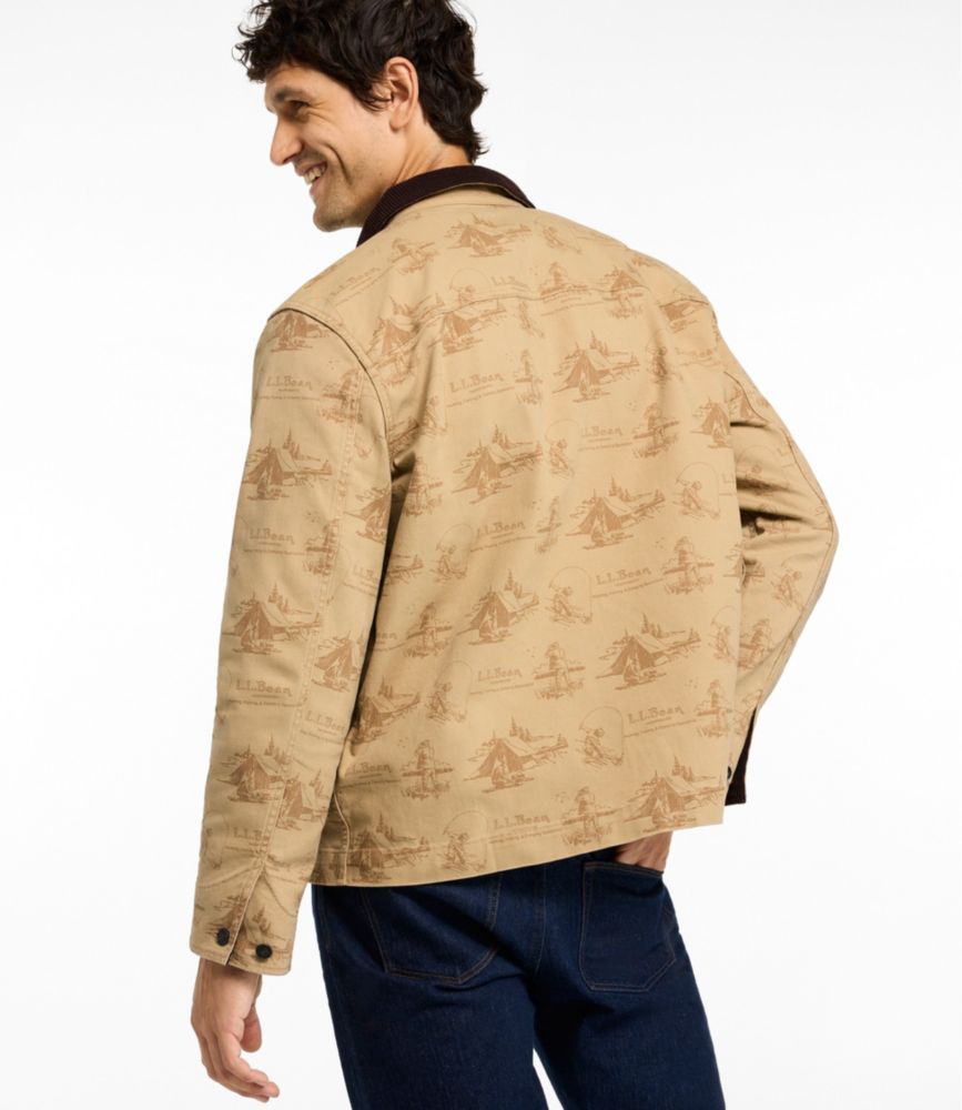Men's Signature Double L® Denim Barn Coat, Print