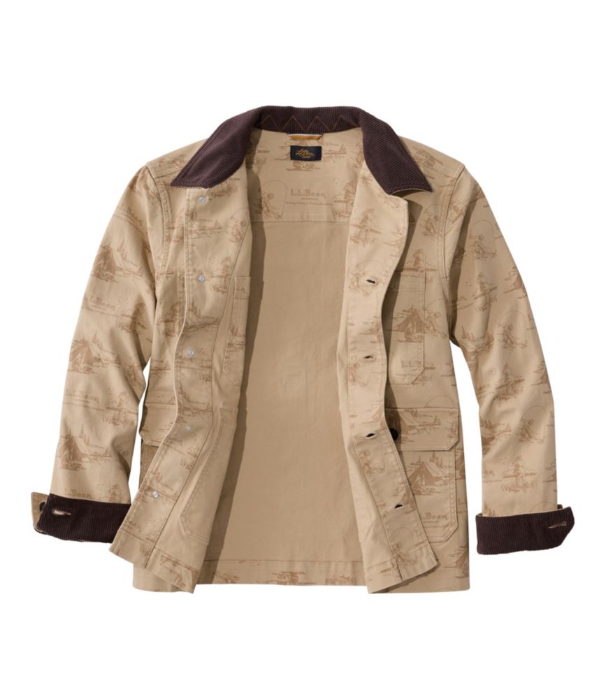 Men's Signature Double L® Denim Barn Coat, Print