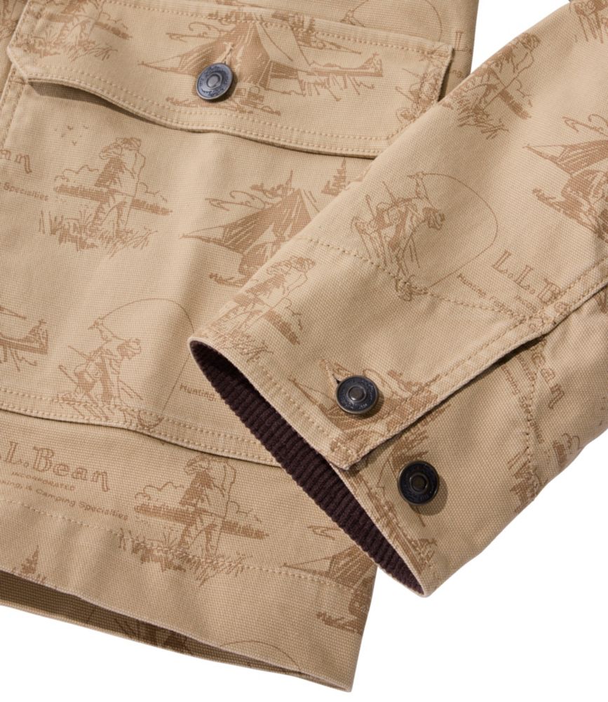Men's Signature Double L® Denim Barn Coat, Print