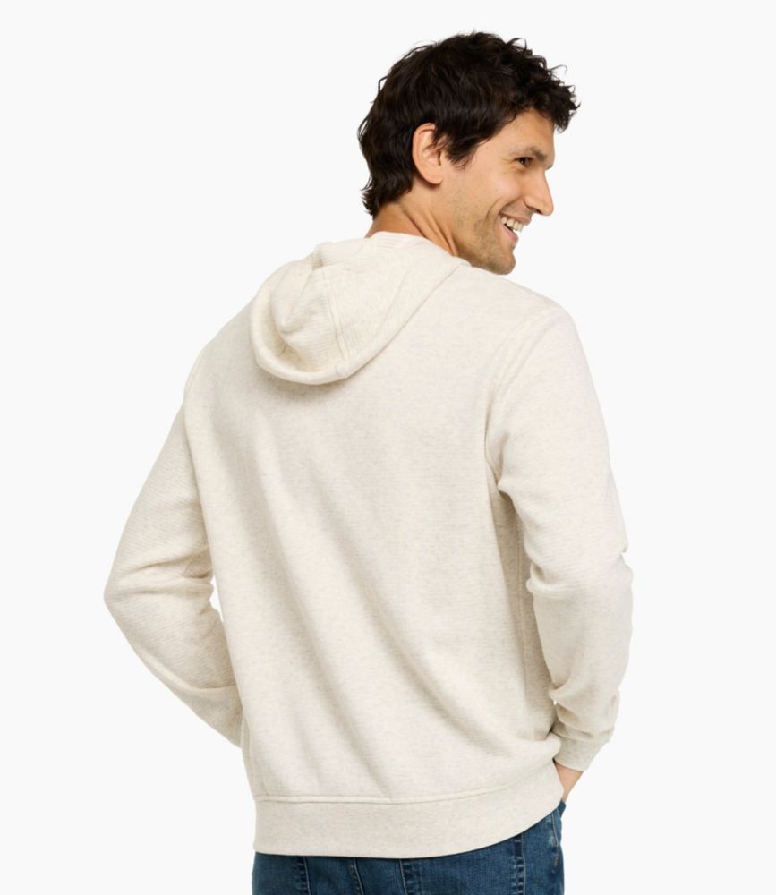 Men's All Seasons Textured Sweats, Hoodie, Carbon Navy Heather, small image number 3