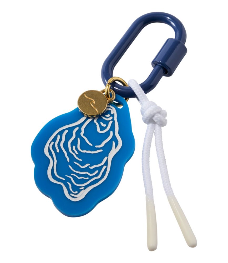 Carabiner Tassel Charm, Oyster