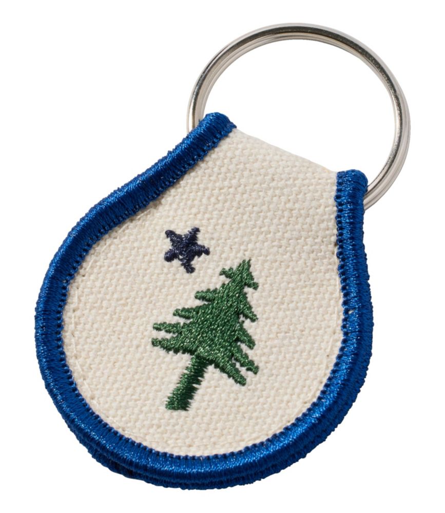 Embroidered Patch Charm, Pine Tree, New
