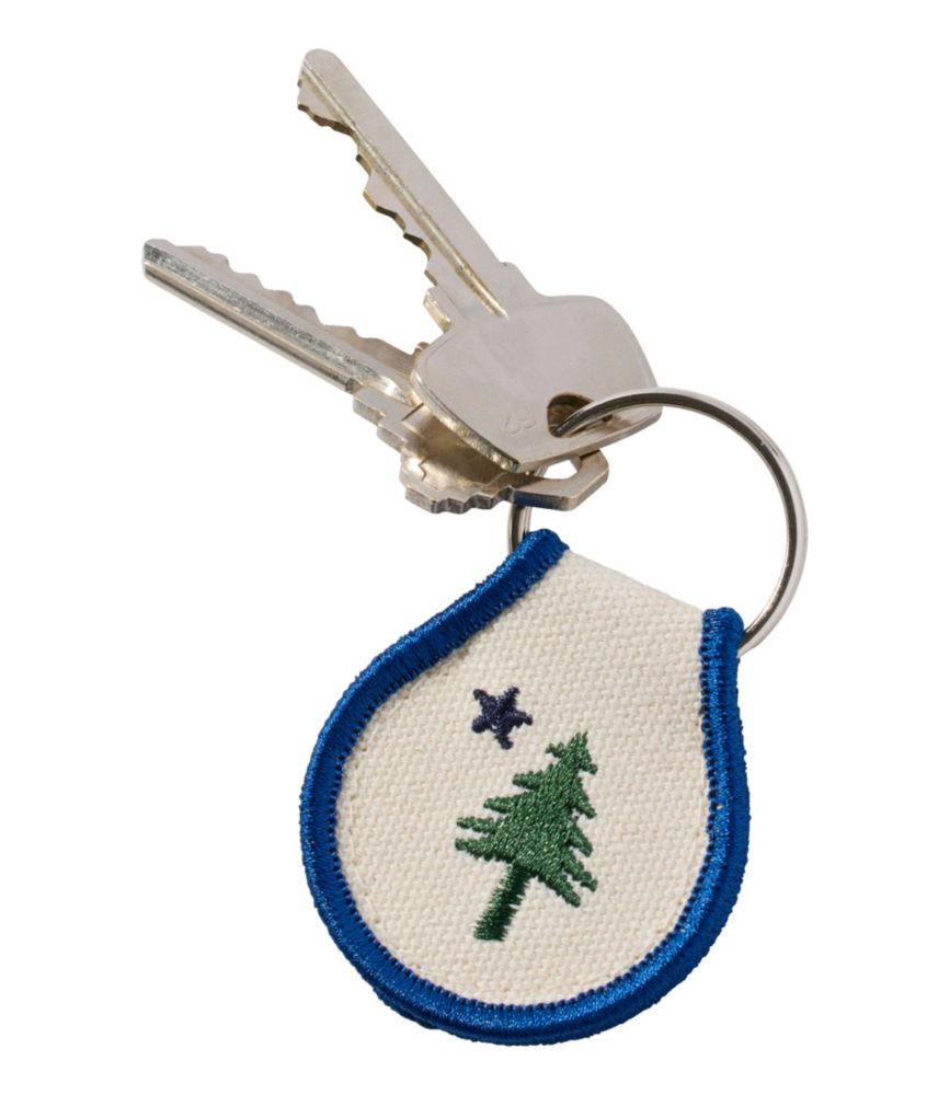 Embroidered Patch Charm, Pine Tree