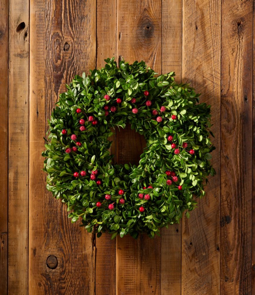 Boxwood Berry Wreath 20"