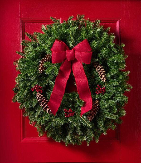 Heritage Balsam Wreath 24", One Color, large image number 0