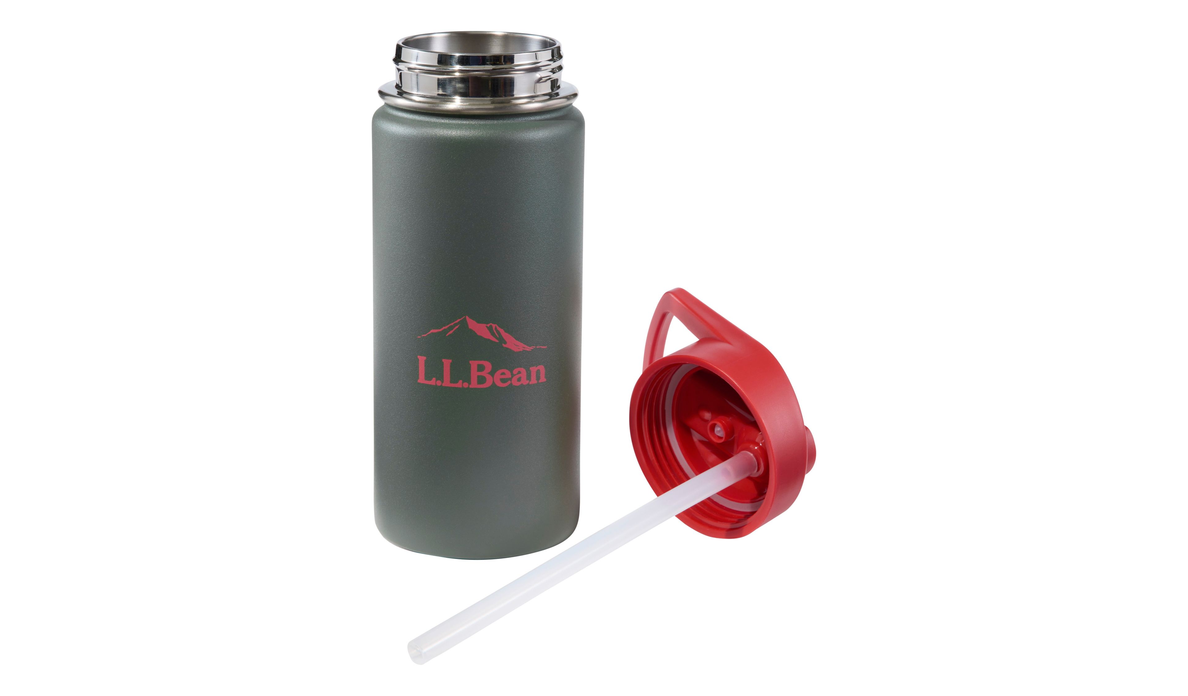 Bean Canteen Insulated Straw Water Bottle II, 16 oz.