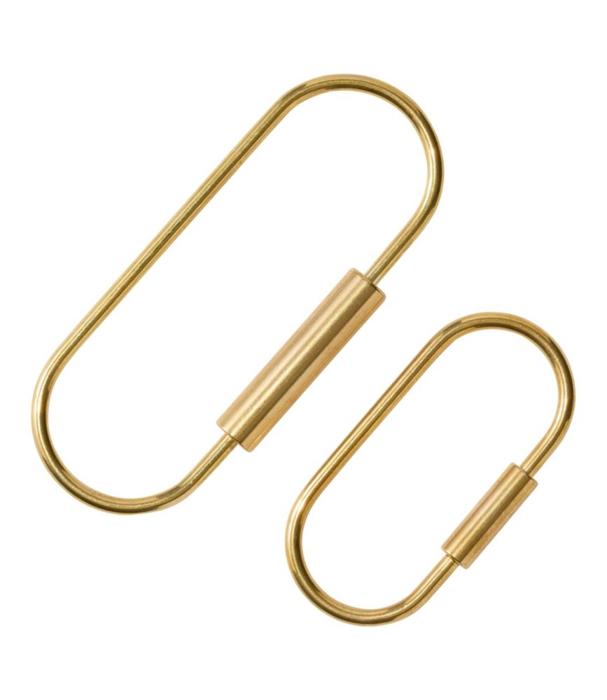 Oval Keyring, Brass
