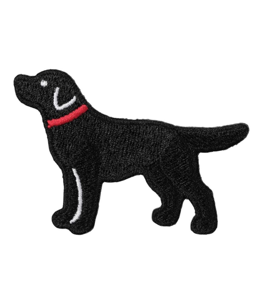 Embroidered Patch, Black Dog